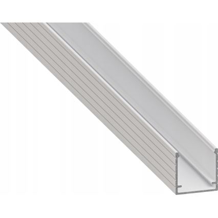 Inbouwprofiel voor LED-strips 1 m wit
