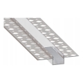 Inbouwprofiel voor LED-strips 1 m, zilver/wit