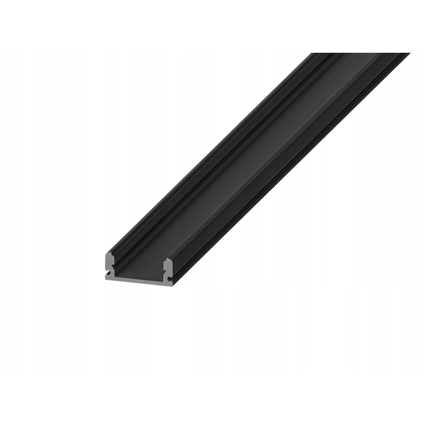 Inbouwprofiel voor LED-strips 1 m zwart/wit