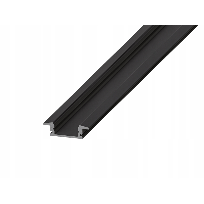 Inbouwprofiel voor LED-strips 1 m zwart/wit