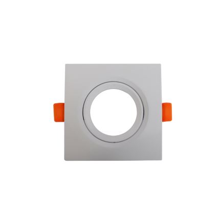 Inbouwring voor GU10-inbouwspot 9x9 cm, wit