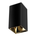 Inbouwspot 1xGU10/35W/230V zwart/goud