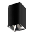 Inbouwspot 1xGU10/35W/230V zwart/zilver