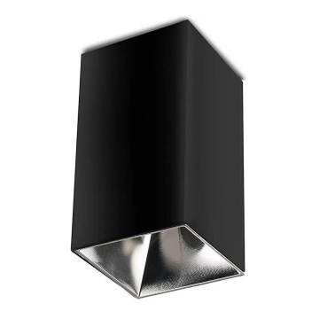 Inbouwspot 1xGU10/35W/230V zwart/zilver