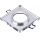 Inbouwspot 1xGU10/MR16/10W/230V 9x9 cm glanzend chroom