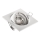Inbouwspot 1xGU10/MR16/10W/230V 9x9 cm wit