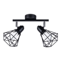 Inbouwspot ARTEMIS 2xE14/40W/230V zwart