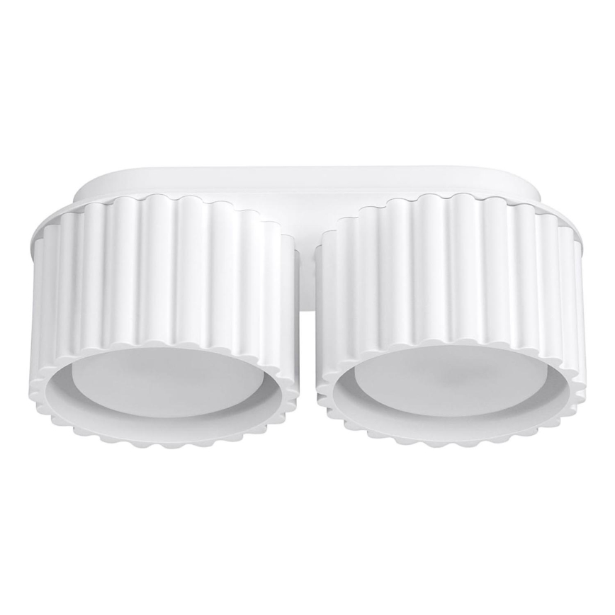 Inbouwspot AURA 2xGX53/10W/230V wit
