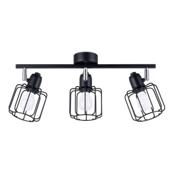 Inbouwspot BELUCI 3xE14/40W/230V zwart