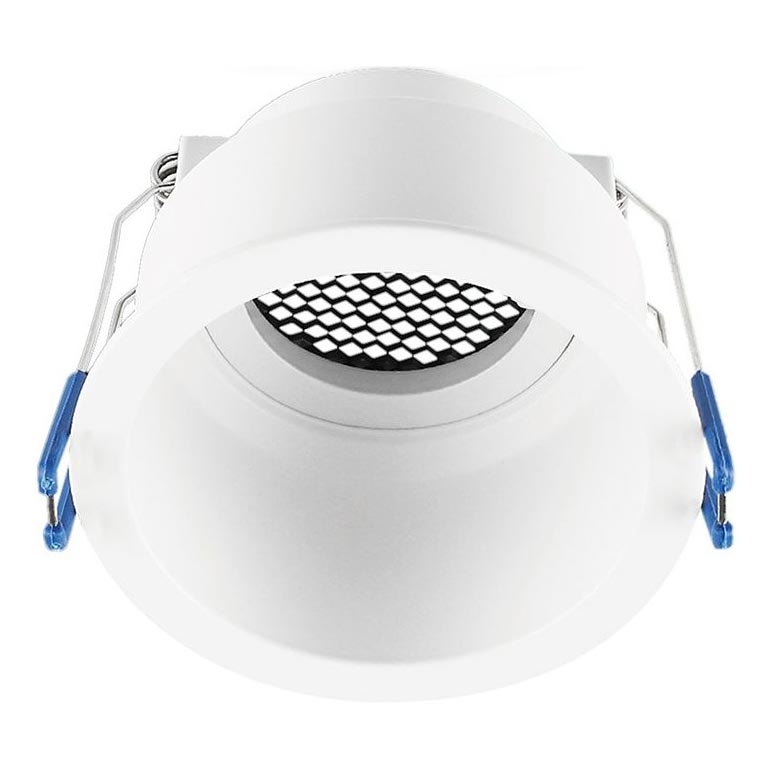 Inbouwspot GU10 Ø 9 cm wit