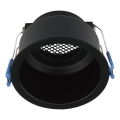 Inbouwspot GU10 Ø 9 cm zwart