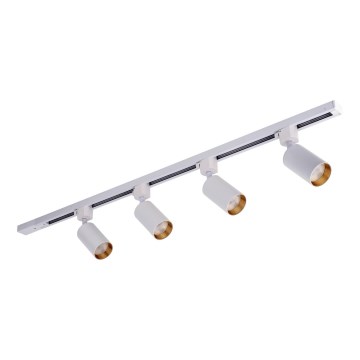 Inbouwspot in het TRACER railsysteem 4xGU10/10W/230V 1 m wit