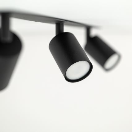 Inbouwspot NEX 3xGU10/10W/230V zwart