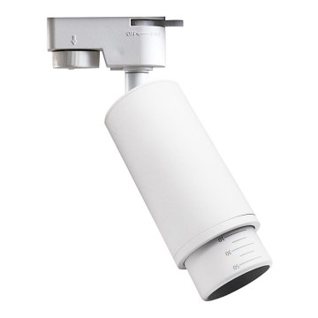 Inbouwspot voor railsysteem MICA 1xGU10/25W/230V 1-fase wit