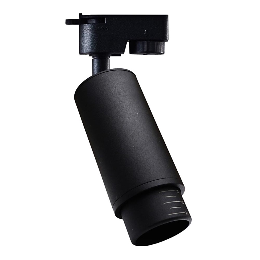 Inbouwspot voor railsysteem MICA 1xGU10/25W/230V 1-fase zwart