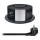 Inbouwstopcontactkolom voor tafelblad met draadloos Qi-opladen 3x230V + 1xUSB-A + 1xUSB-C zwart/zilver