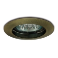 Inbouwverlichting 1xGU5,3/50W/12V goud