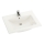 Inbouwwastafel CHICAGO 61x46,5 cm glanzend wit