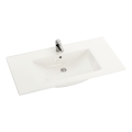 Inbouwwastafel CHICAGO 91x46,5 cm keramiek/wit