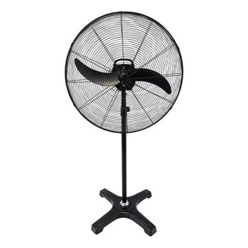 Industriële staande ventilator 115W/230V 188 cm zwart