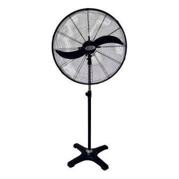 Industriële statiefventilator 160W/230V 182 cm zwart