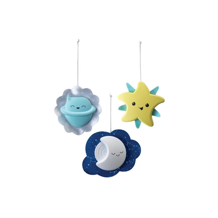 Infantino - Berceau pour bébé portable avec melody 3en1 3xAA vert