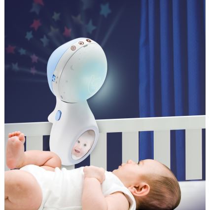 Infantino - Muziekmobiel 3-in-1 voor wieg met melodie 3xAAA blauw