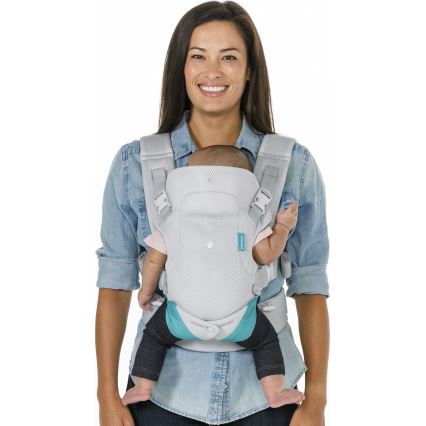 Infantino - Porte-bébé FLIP 4en1 gris clair