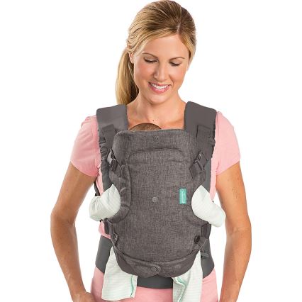 Infantino - Porte-bébé FLIP ADVANCED 4en1 gris foncé