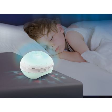 Infantino - Wieg mobiel met melodie en projector 3in1 3xAAA groen