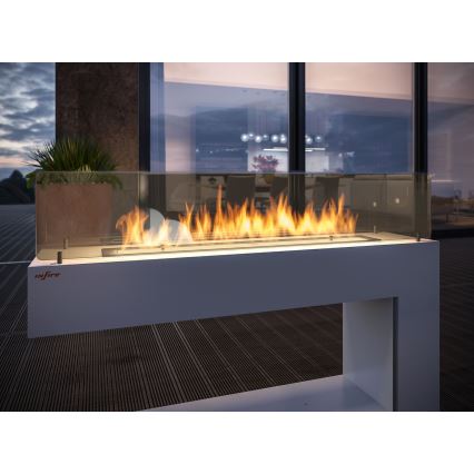 InFire - BIO open haard 110x85,5 cm 3kW wit