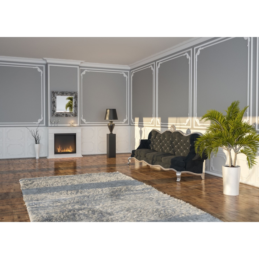 InFire - BIO open haard 115x100 cm 3kW wit