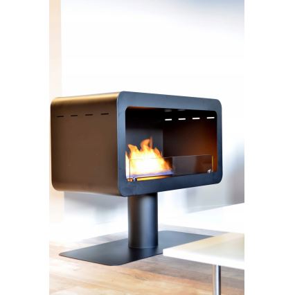 InFire - BIO open haard 82,5x74,3 cm 3kW zwart