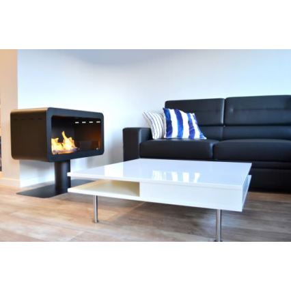 InFire - BIO open haard 82,5x74,3 cm 3kW zwart