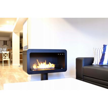 InFire - BIO open haard 82,5x74,3 cm 3kW zwart