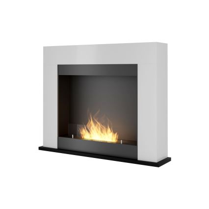 InFire - BIO-open haard 87,5x110 cm 3kW wit