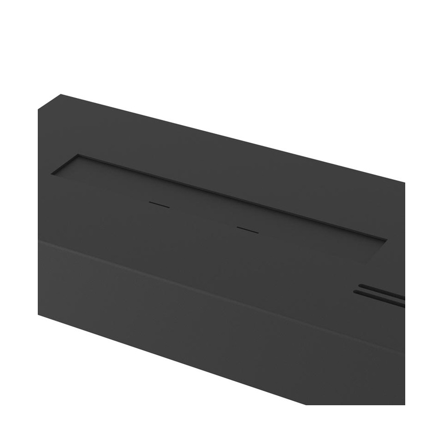 InFire - BIO-open haard 8x40 cm 3kW zwart