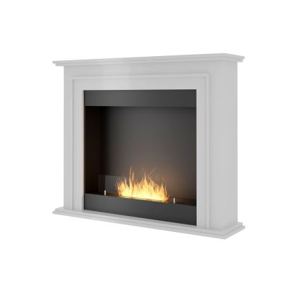 InFire - BIO-open haard 90x112,5 cm 3kW wit