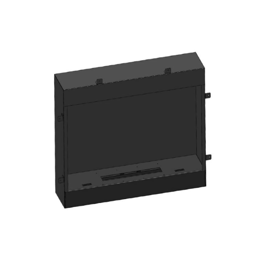 InFire - BIO-open haard 90x112,5 cm 3kW wit