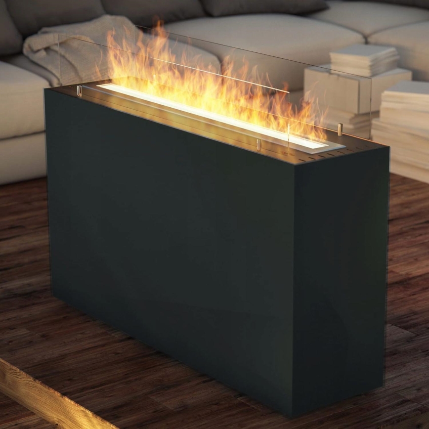 InFire - Cheminée BIO 110x65 cm 3,5kW noir