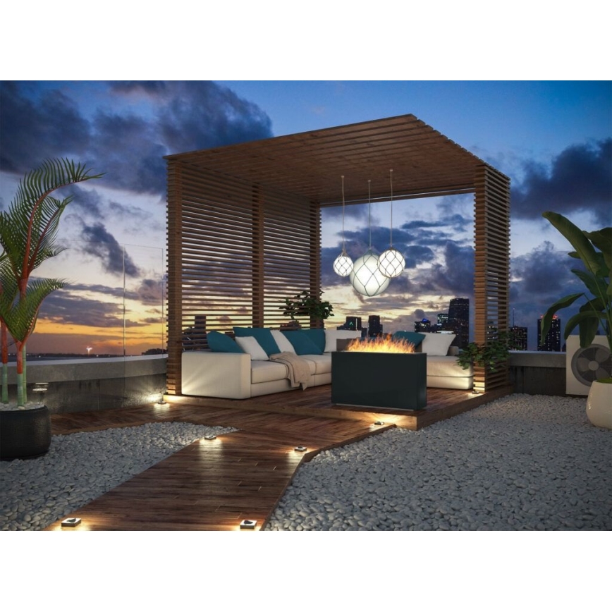 InFire - Cheminée BIO 110x65 cm 3,5kW noir