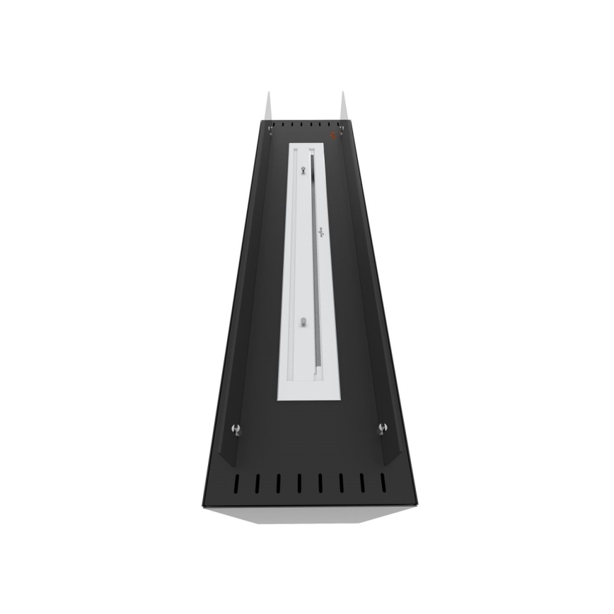 InFire - Cheminée BIO 110x65 cm 3,5kW noir
