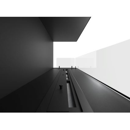 InFire - Cheminée BIO d'angle 110x45 cm 3kW noire