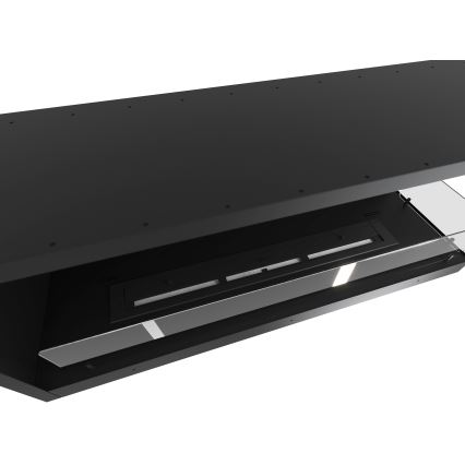 InFire - Cheminée BIO d'angle 110x45 cm 3kW noire