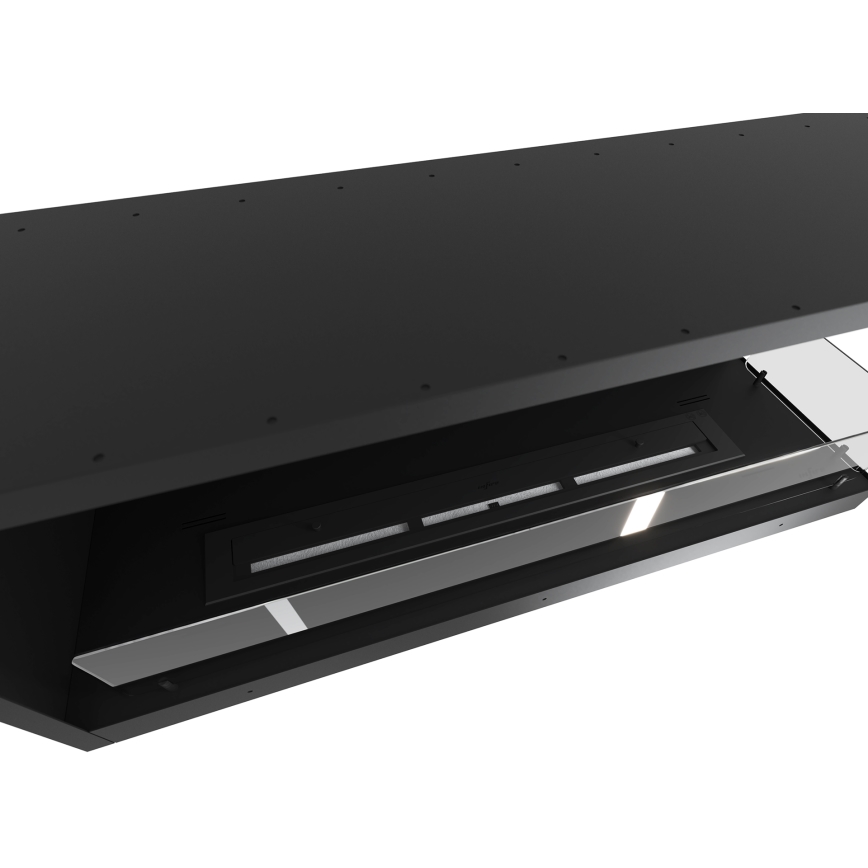 InFire - Cheminée BIO d'angle 110x45 cm 3kW noire
