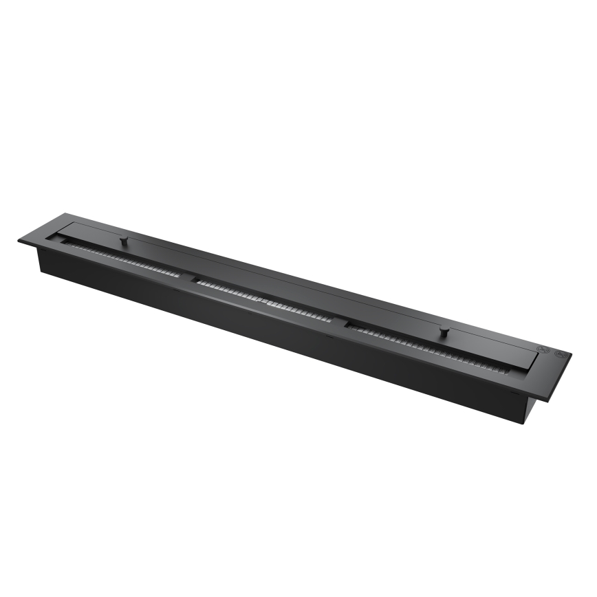InFire - Cheminée BIO d'angle 110x45 cm 3kW noire