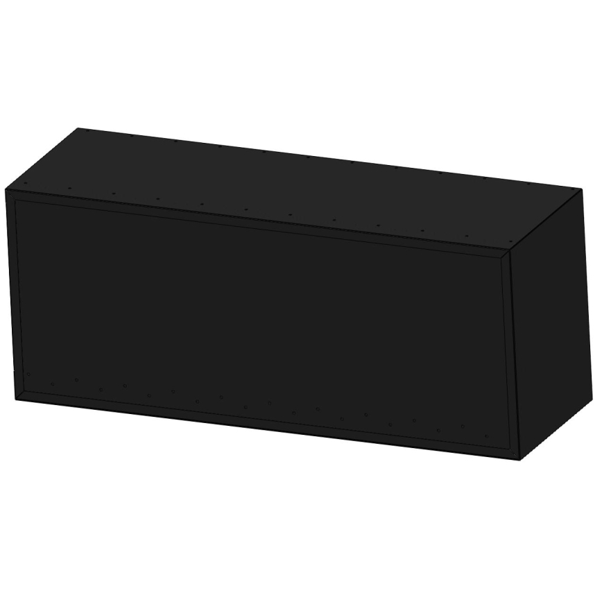 InFire - Cheminée BIO d'angle 110x45 cm 3kW noire