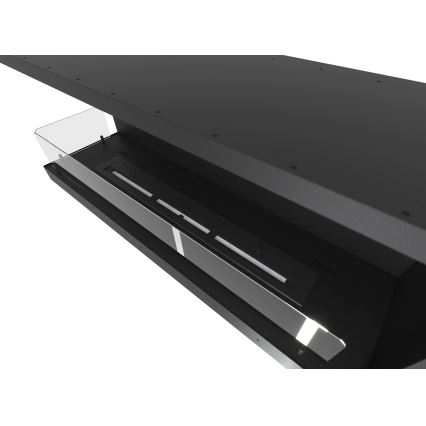 InFire - Cheminée BIO d'angle 110x45 cm 3kW noire