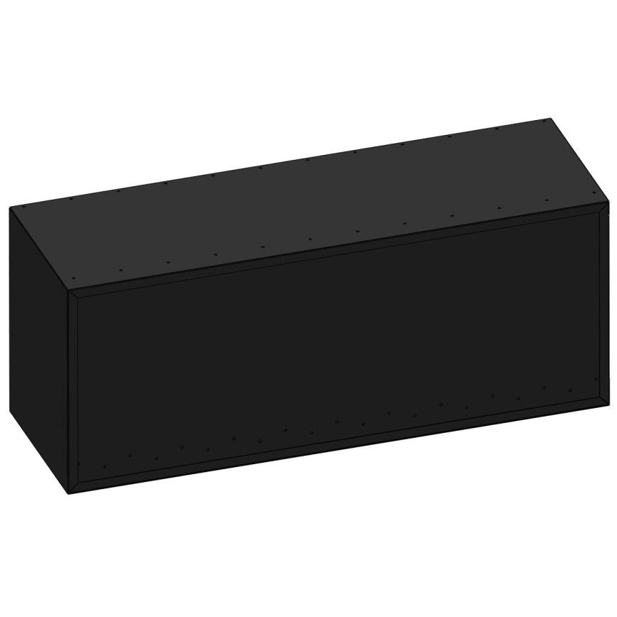 InFire - Cheminée BIO d'angle 110x45 cm 3kW noire