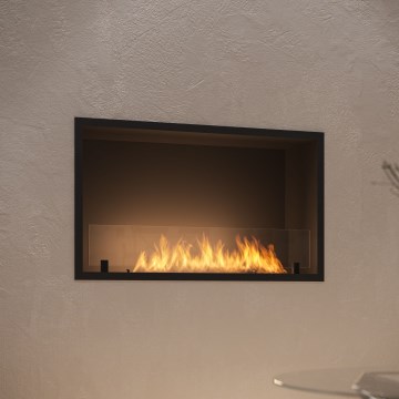 InFire - Cheminée encastrée BIO 49,4x84,4 cm 3,5kW noir